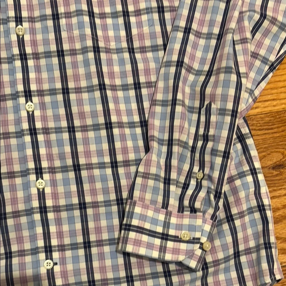Ex Condition Men's Banana Republic Plaid Shirt Size L